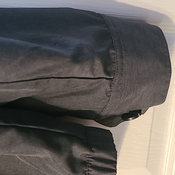 STAFFORD MENS "GRAY HEATHER"  ZIPPERED JACKET SIZE MEDIUM REGULAR FIT - Picture 8 of 11